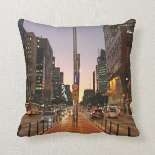 Avenue Paulista - São Paulo Cushion