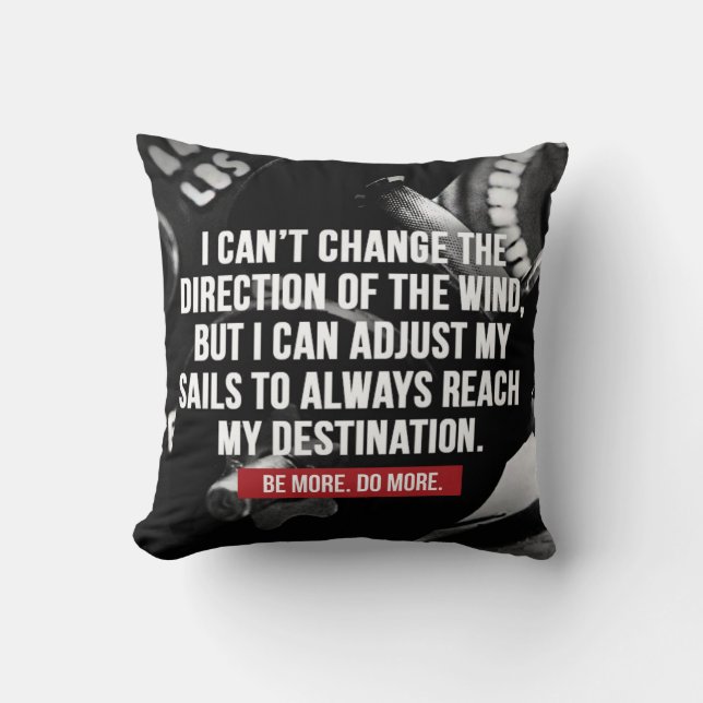 AVERAGE - Bodybuilding Workout Motivational Cushion (Front)