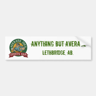 AVERAGE JOE STICKER