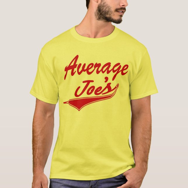 Average Joe's Yellow T-shirt (Front)