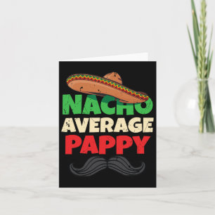 Average Pappy Daddy Fathers Day Pa American Dad  Card