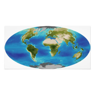 Average plant growth of the Earth Photo Print