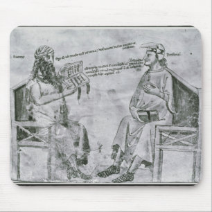 Averroes  in Conversation with Porphyry Mouse Mat