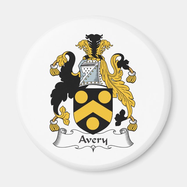 Avery Family Crest Magnet (Front)