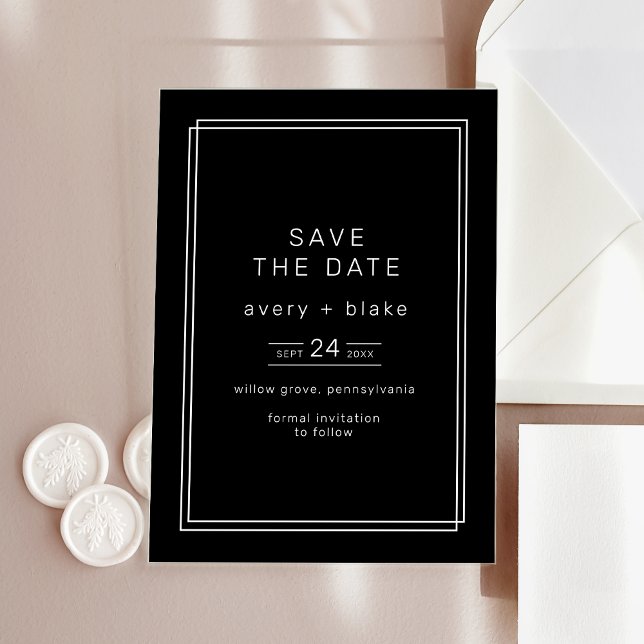 AVERY Modern Chic Wedding Save the Date Acrylic Invitations (AVERY Modern Chic Wedding Save the Date Acrylic Invitations)