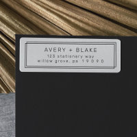 AVERY Modern Minimalist Return Address Labels