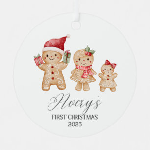 Avery Personalized Baby's First Christmas Metal Tree Decoration