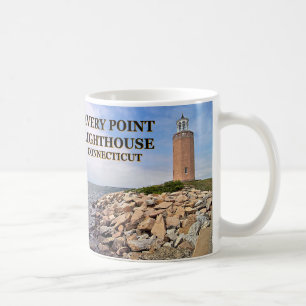 Avery Point Lighthouse, Connecticut Coffee Mug