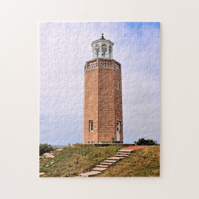 Avery Point Lighthouse, Connecticut Jigsaw Puzzle (Vertical)