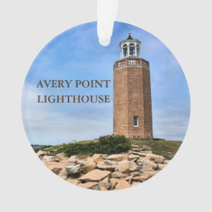 Avery Point Lighthouse, Connecticut Ornament