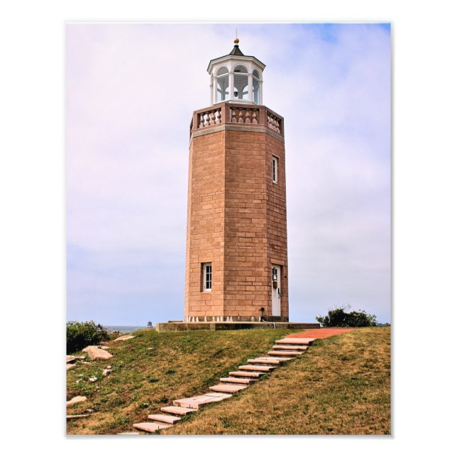 Avery Point Lighthouse, Connecticut Photo Print (Front)