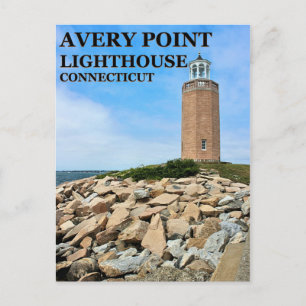 Avery Point Lighthouse, Connecticut Postcard