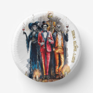 Avery’s Sinister Soirée Halloween Party  Paper Plate