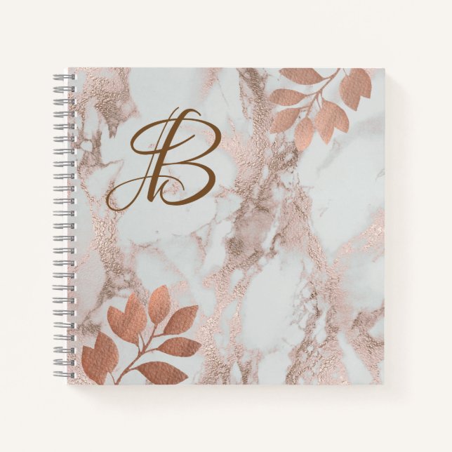 Avery Signature one inch Binder Faux Rose Gold Notebook (Front)