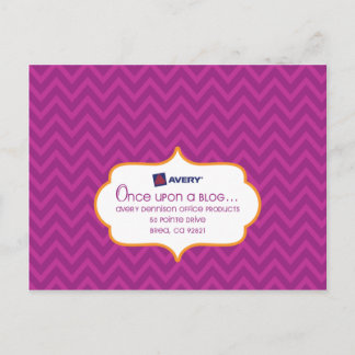 Avery SocialLuxe Postcard