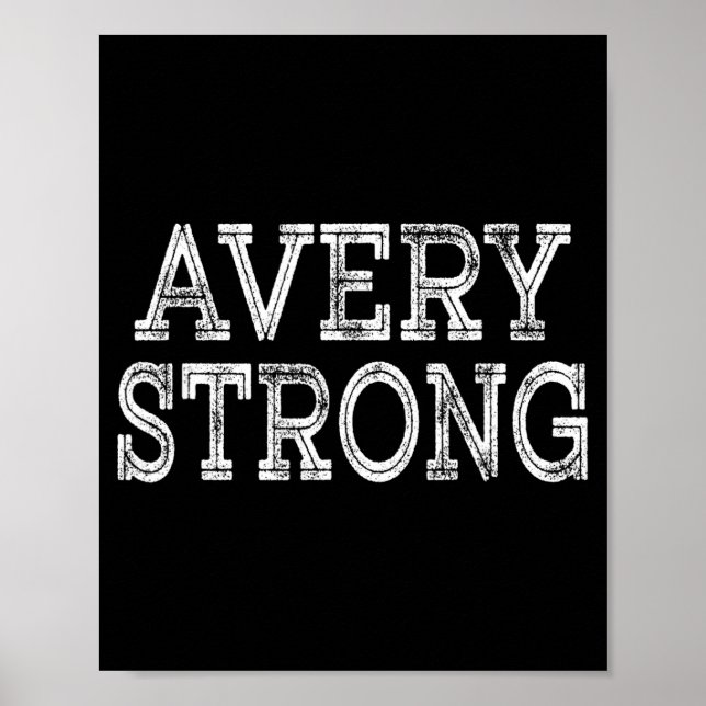 Avery strong squad family reunion last name team  poster (Front)