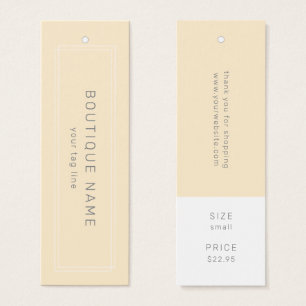AVERY Yellow Hang Tags Clothing Label Price Tag