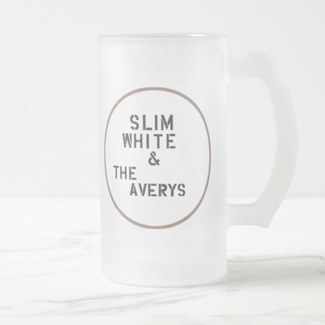 Averys frosted Beer Mug (Right)