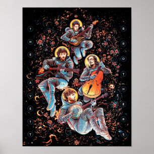 avett tour cartoon brothers 2020 mnctv poster