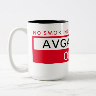avgas 100LL only Two-Tone Coffee Mug