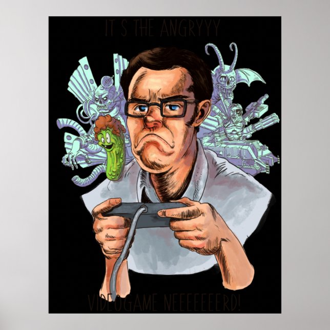 AVGN Angry Videogame Nerd Poster (Front)