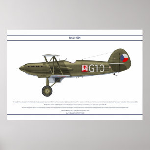 Avia B-534 Czech 5 Poster