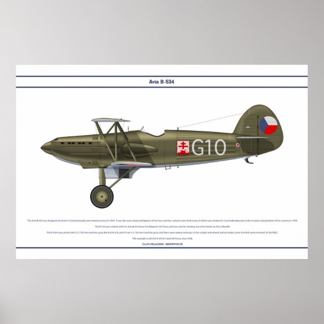 Avia B-534 Czech 5 Poster (Front)