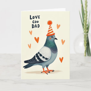 Avian Love Coo Dad Card