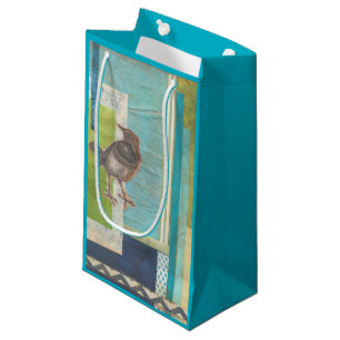 Avian Scrapbook I Small Gift Bag