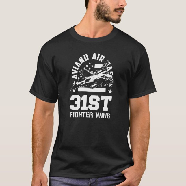 Aviano Air Base 31st Fighter Wing Italy Souvenir_4 T-Shirt (Front)