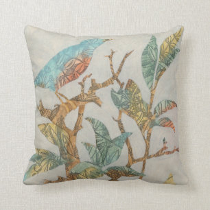 Aviary Collage I Cushion