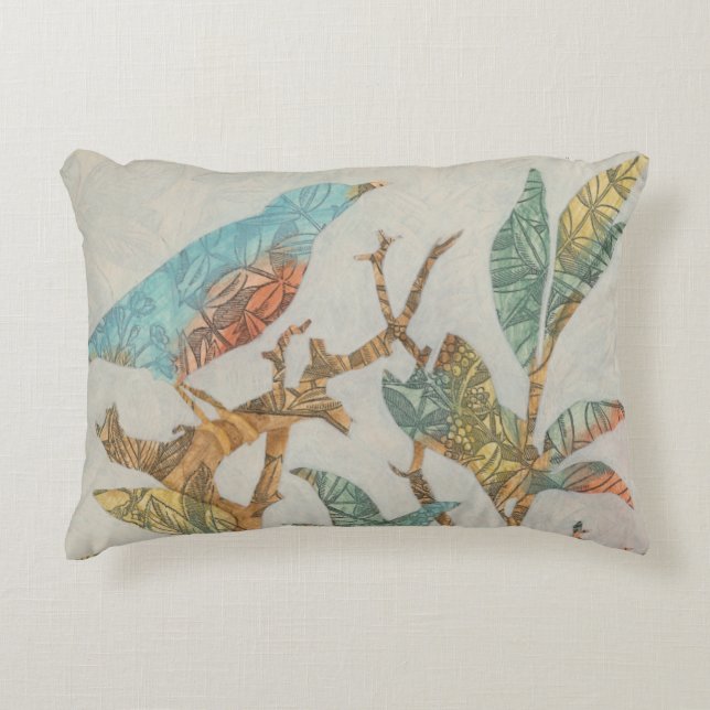 Aviary Collage I Decorative Cushion (Front)