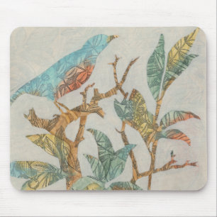 Aviary Collage I Mouse Mat