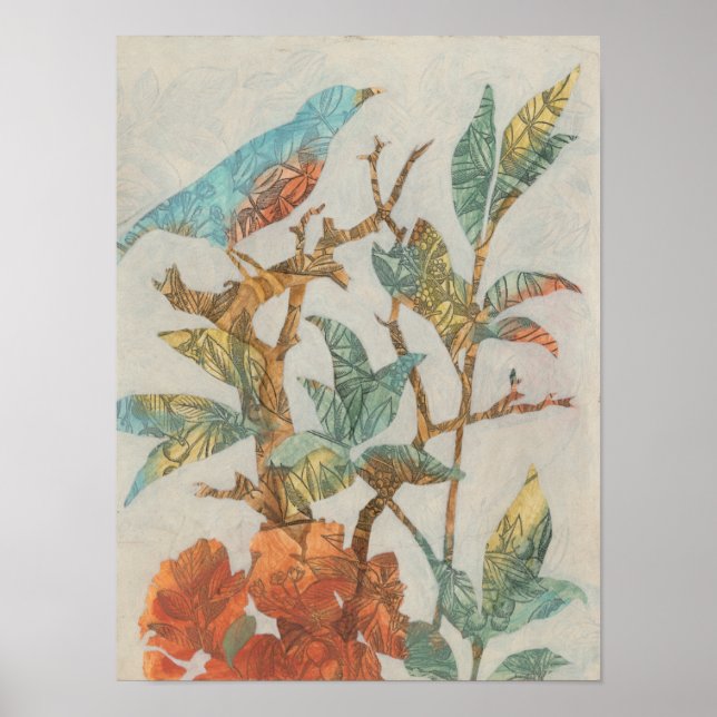 Aviary Collage I Poster (Front)