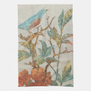 Aviary Collage I Tea Towel