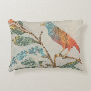 Aviary Collage II Decorative Cushion