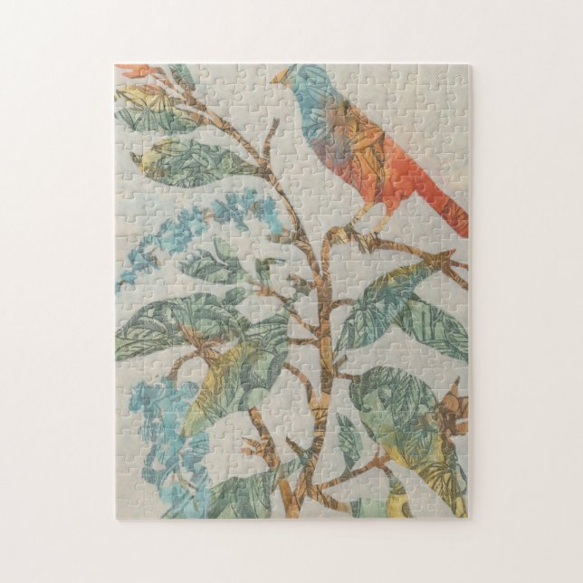 Aviary Collage II Jigsaw Puzzle (Vertical)