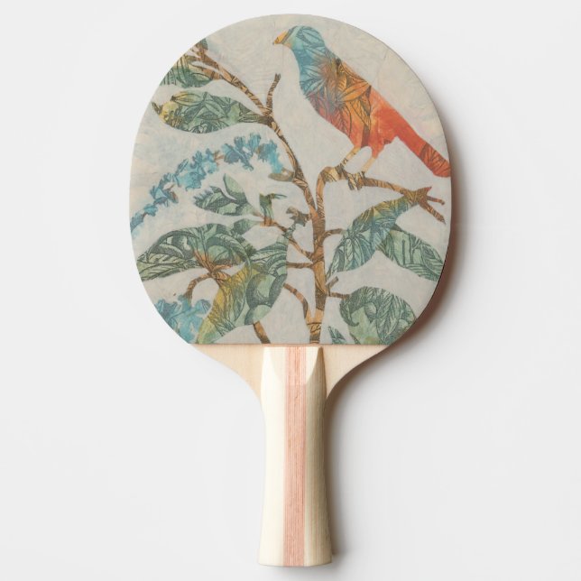 Aviary Collage II Ping Pong Paddle (Front)