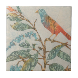 Aviary Collage II Tile