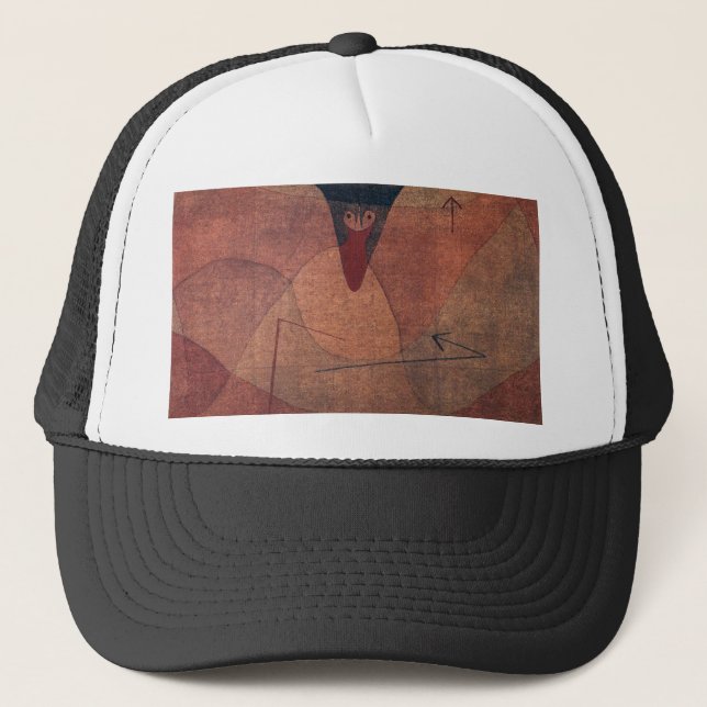 Aviatic Evolution (1934) by paul klee Trucker Hat (Front)
