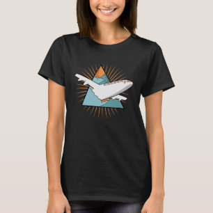 Aviation Aeroplane Flying Airline Vintage Pilot T-Shirt
