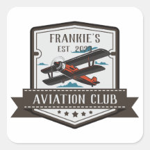 Aviation Aeroplane Pilot Club Custom
