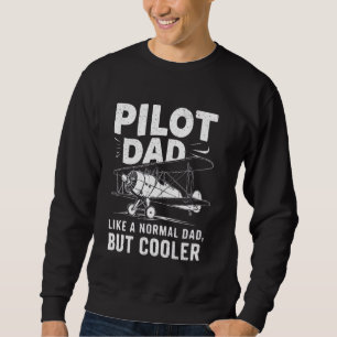 Aviation Aeroplanes Plane Airline Pilot Captain Da Sweatshirt