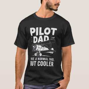 Aviation Aeroplanes Plane Airline Pilot Captain Da T-Shirt
