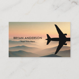 Aviation Aircraft Business Card
