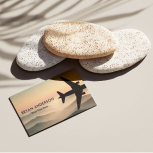 Aviation Aircraft Business Card