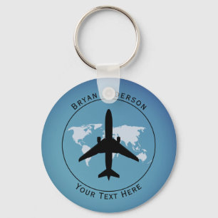 Aviation Aircraft Key Ring