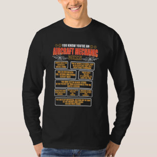 Aviation Aircraft Mechanic For Aeroplane Mechanic T-Shirt