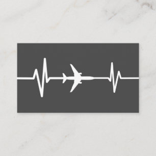 Aviation Aircraft Pulse Business Card