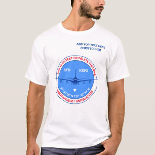 Aviation, Airport, Pilot, Traveller Tourist Chic T-Shirt